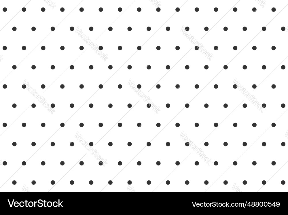 Black dot grid notebook page template bullet Vector Image