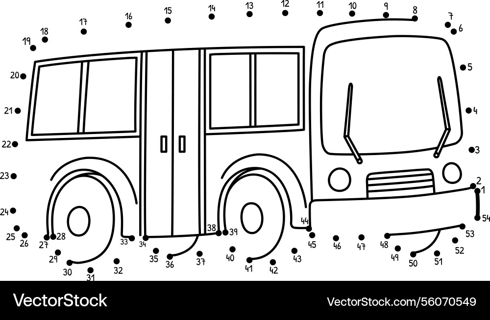 Bus Dotted Vector Images (over 390)