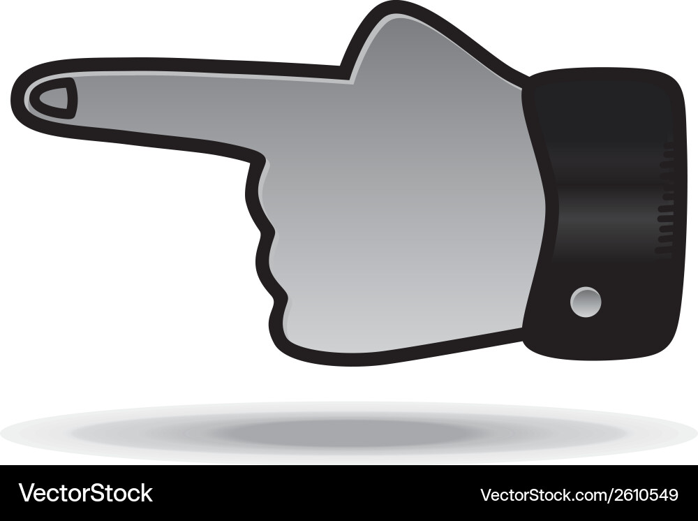 Hand design element Vector Image