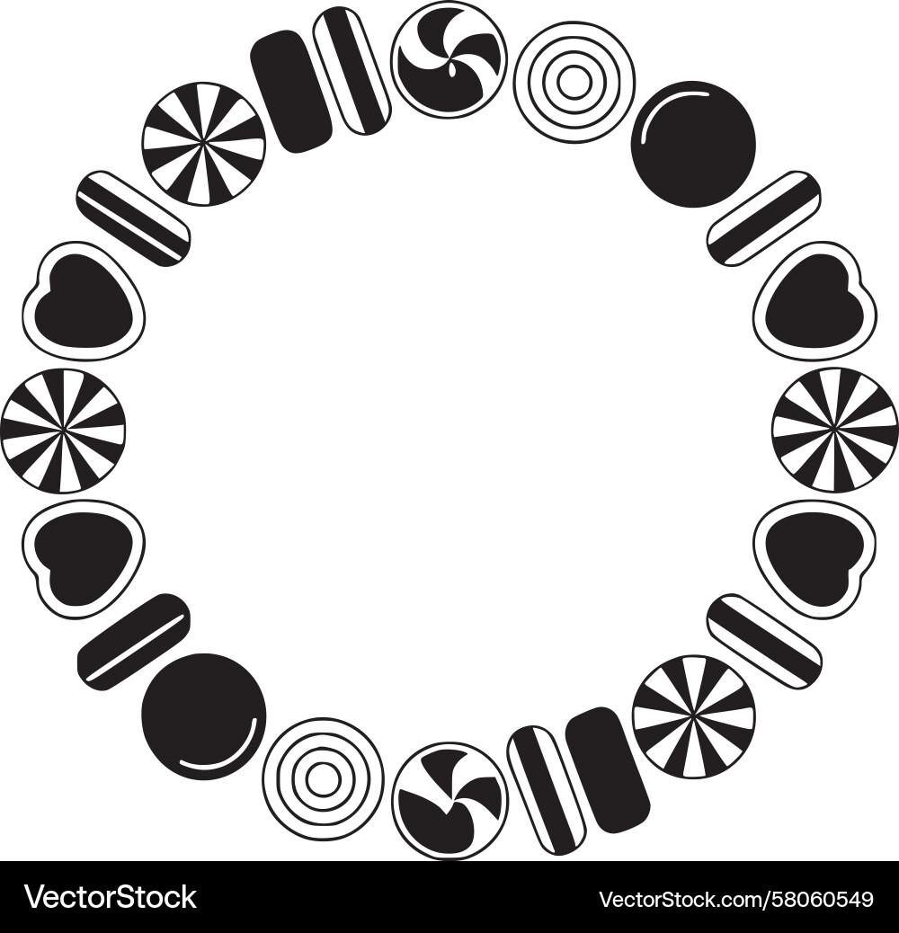 Interlocking Circle Pattern Vector Image