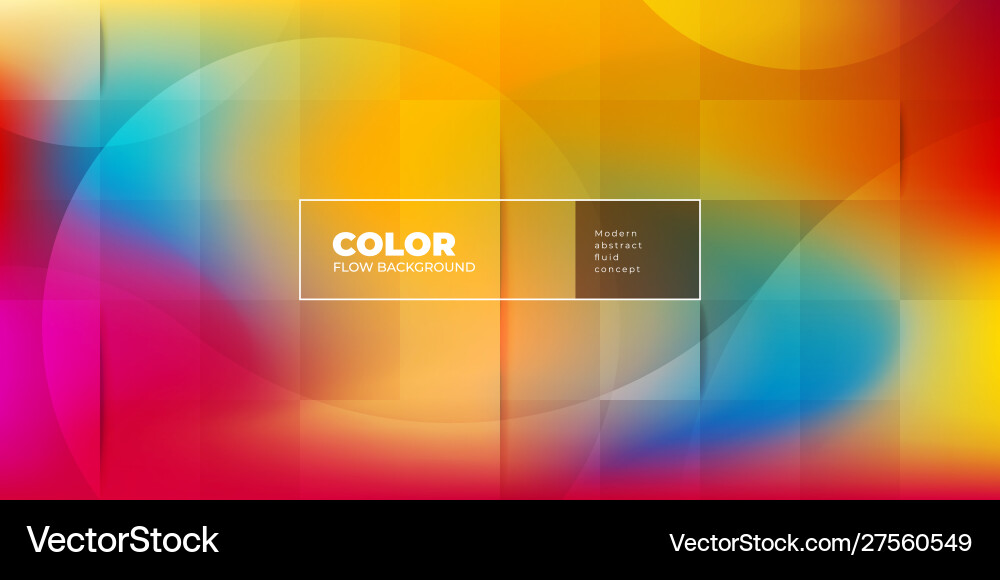 Liquid color background design with square cells Liquid color background design with square cells vector image