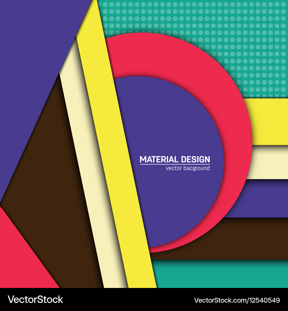 Material design background abstract vector image