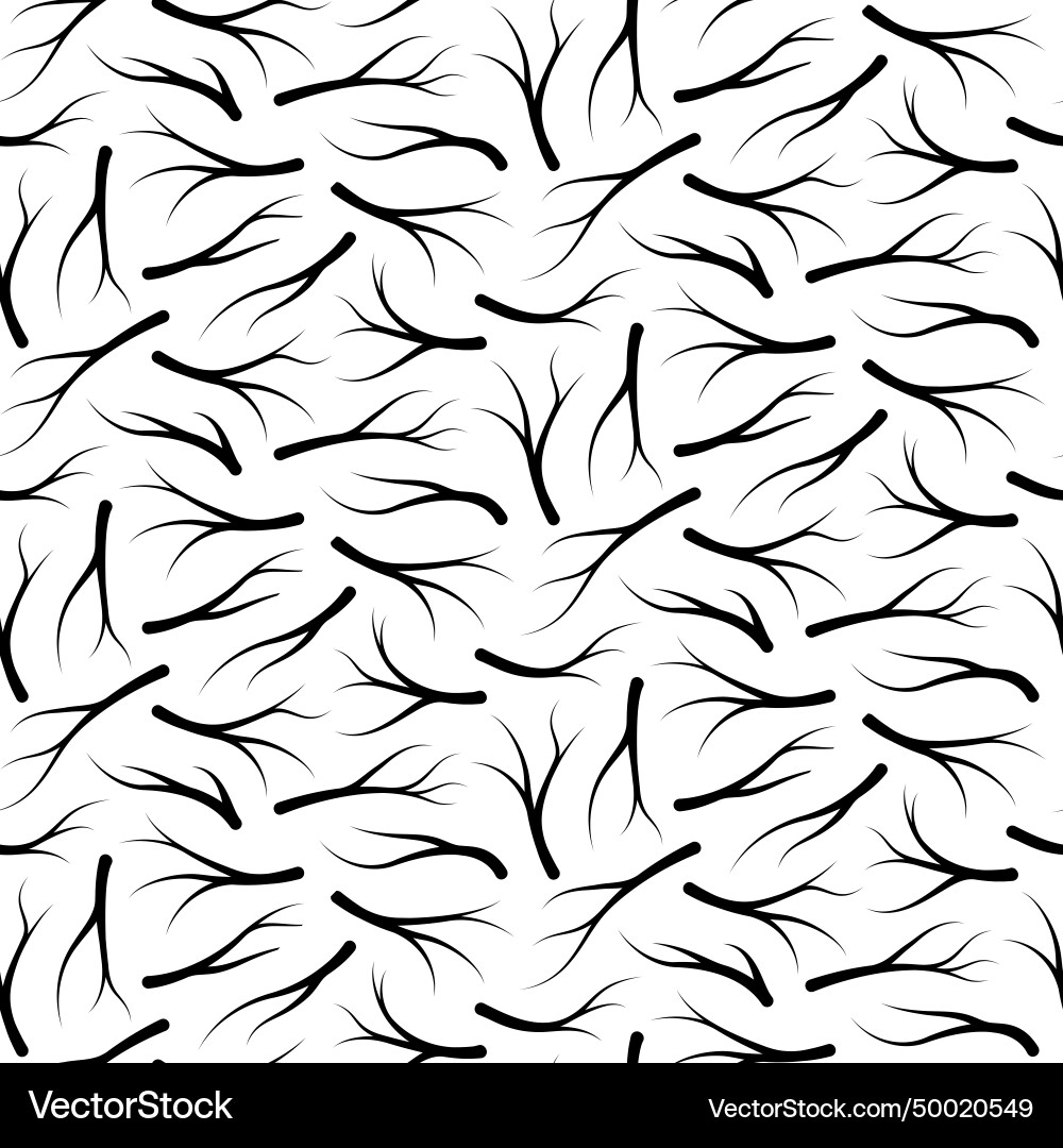 Seamless pattern with tree branches without leaves Seamless pattern with tree branches without leaves vector image