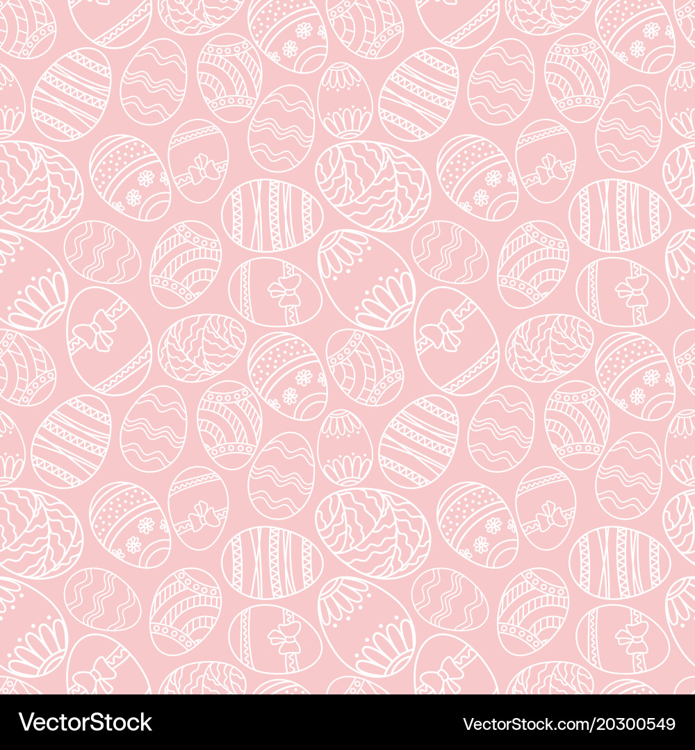 Seamless simple pattern with ornamental Vector Image