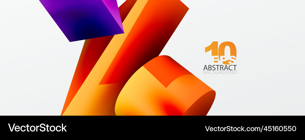 3d abstract background shapes triangle 3d abstract background shapes triangle Vector Image