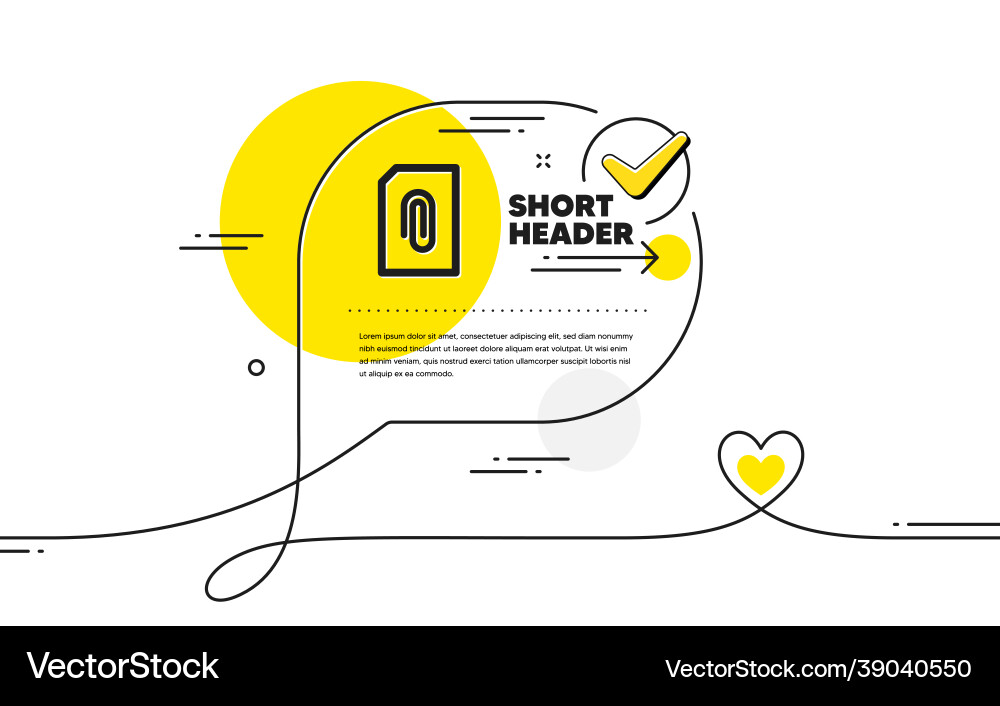 Attach document icon file sign Attach document icon file sign vector image