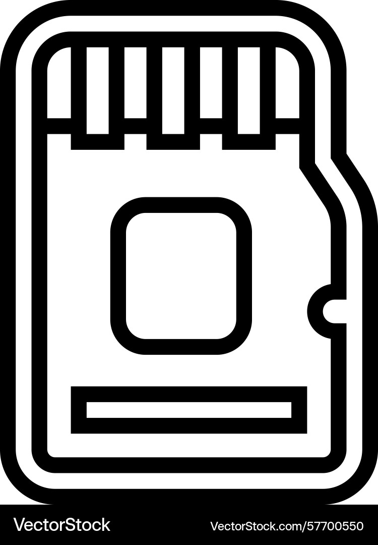 Built memory line icon Built memory line icon Vector Image