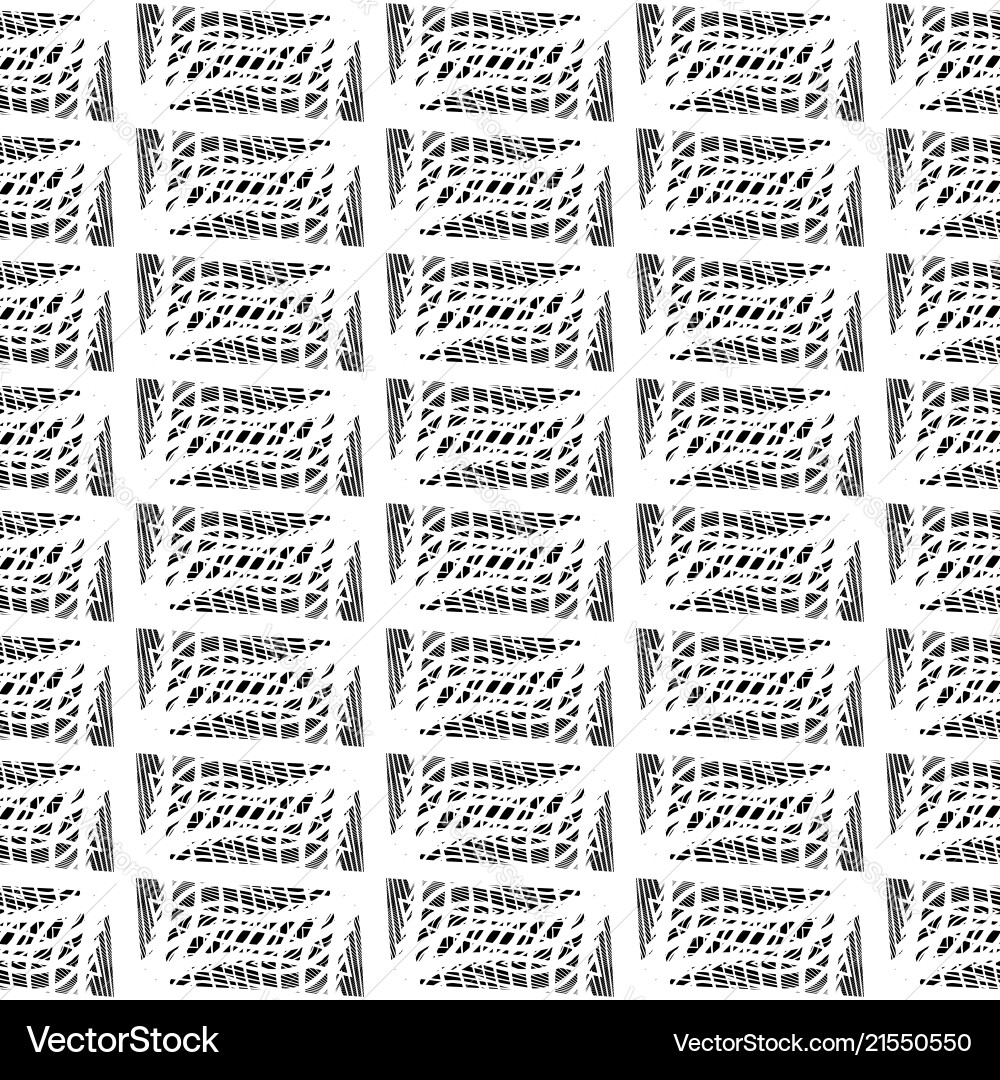 Design seamless monochrome grid pattern Vector Image
