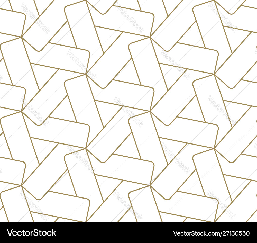 Seamless pattern with abstract geometric line Vector Image