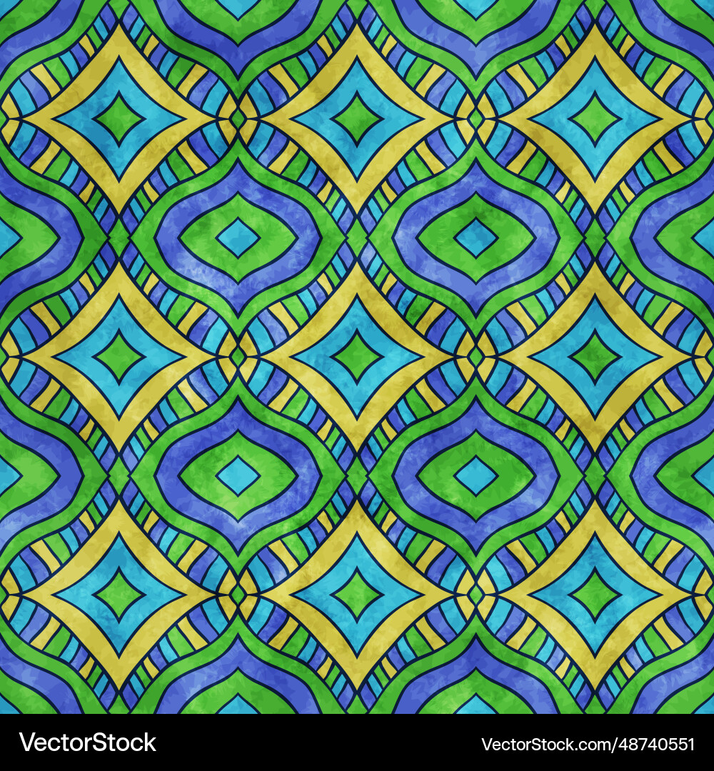 Abstract seamless pattern with hand drawn lines Vector Image
