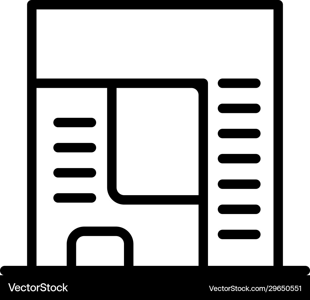 Architecture building icon symbol design vector image