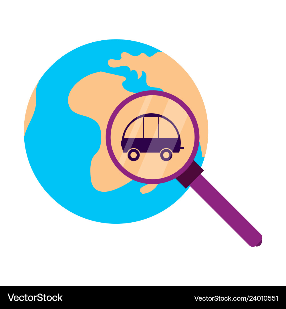 Globe Auto Fahrzeugtransport Automotive Globe Auto Fahrzeugtransport Automotive vektorbild
