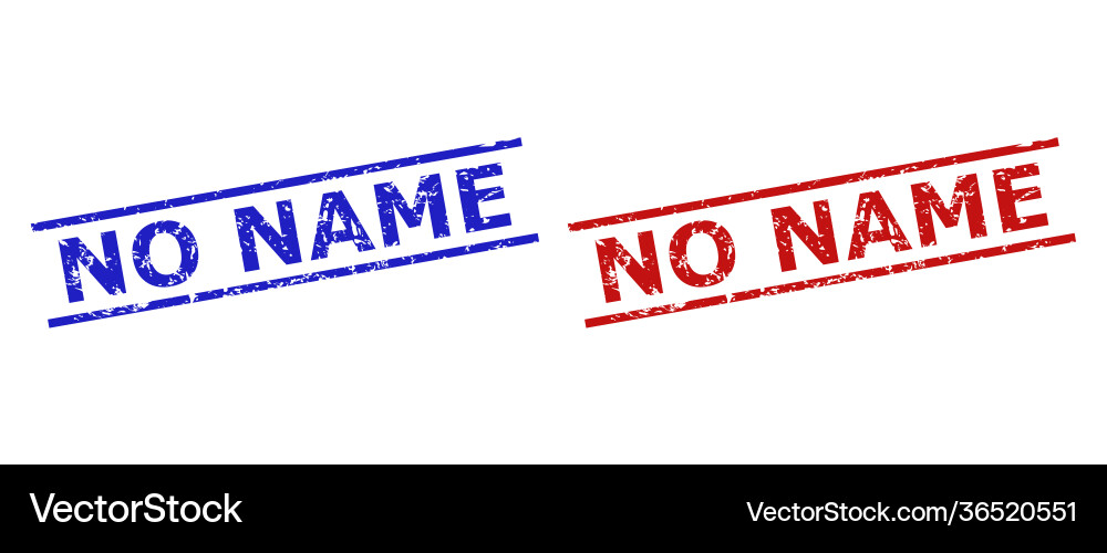 No name seals with corroded texture and parallel Vector Image