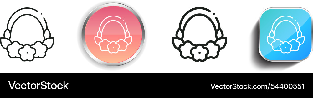Rahmen-Icon dünne lineare regelmäßige und Schaltfläche Stil Rahmen-Icon dünne lineare regelmäßige und Schaltfläche Stil vektorbild