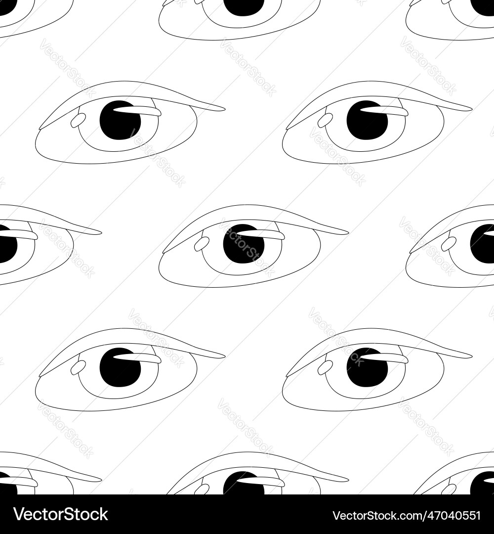 Seamless pattern with psyhodelical print Seamless pattern with psyhodelical print vector image