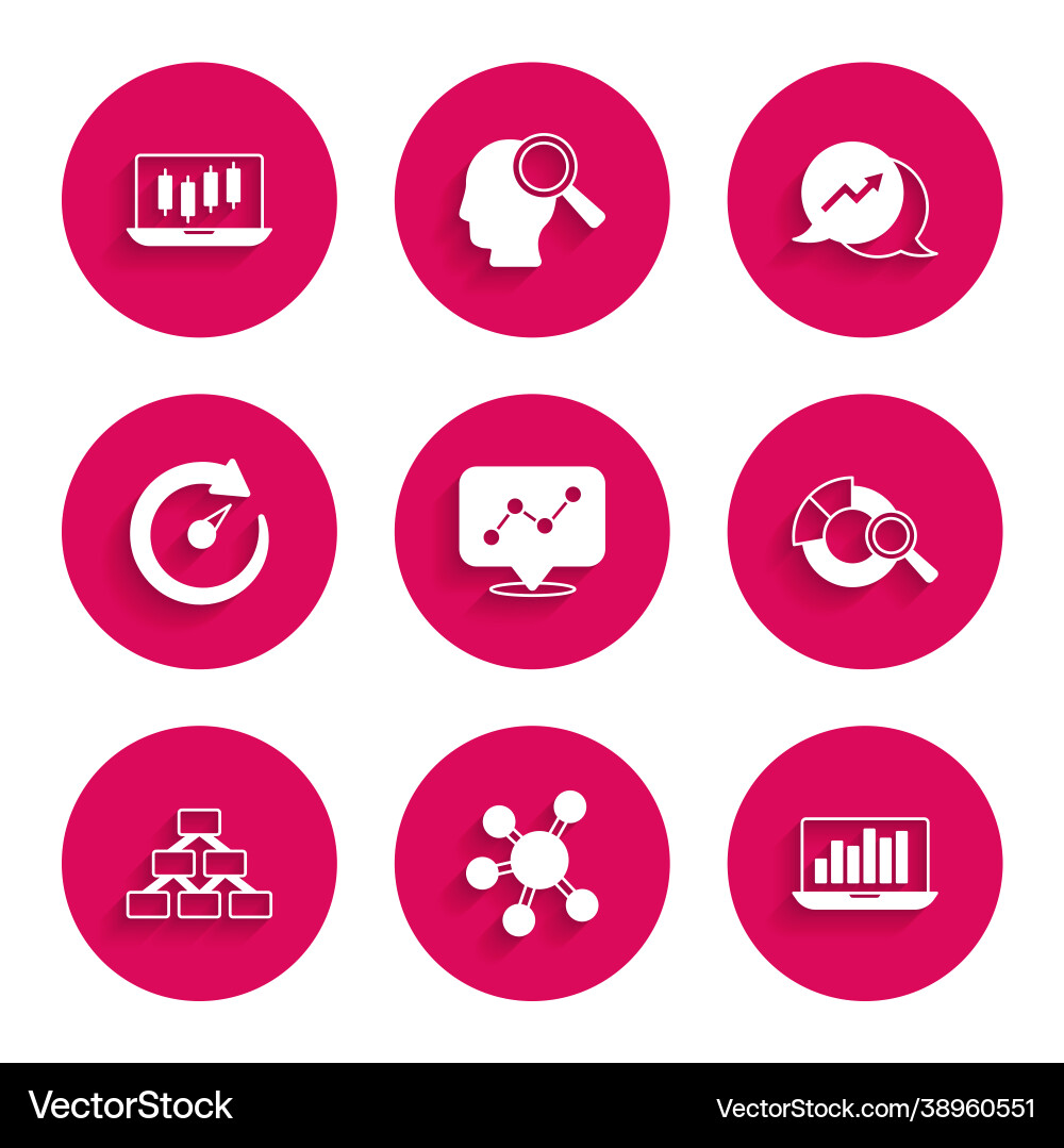Set graph chart infographic project team base Set graph chart infographic project team base vector image