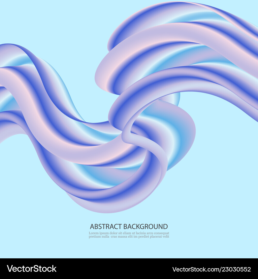 Abstract Flow Wave Background vector image