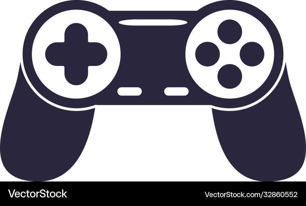 Cartoon controller video game toy object for small Vector Image