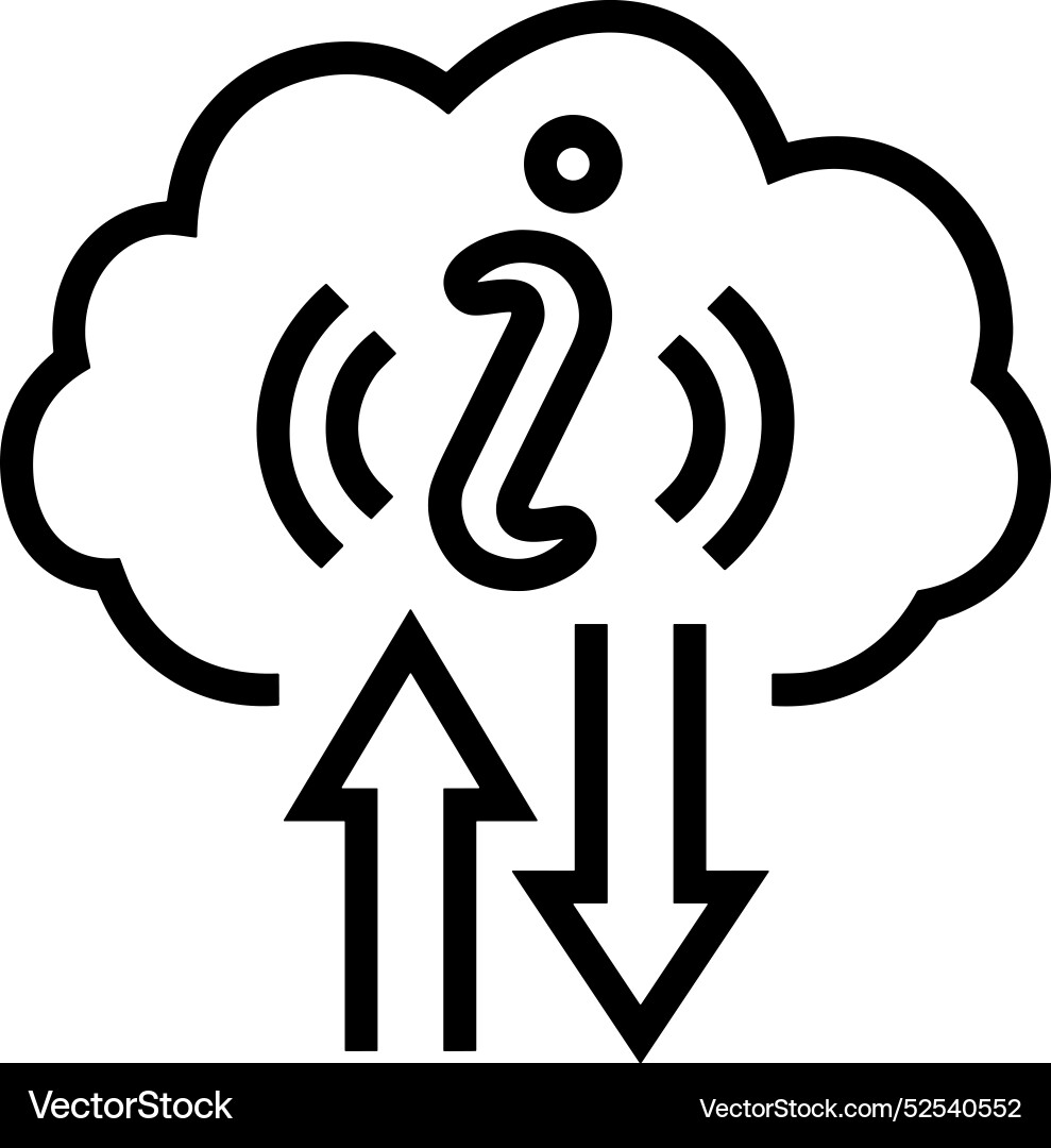Cloud storage icon symbol image of the hosting Cloud storage icon symbol image of the hosting vector image