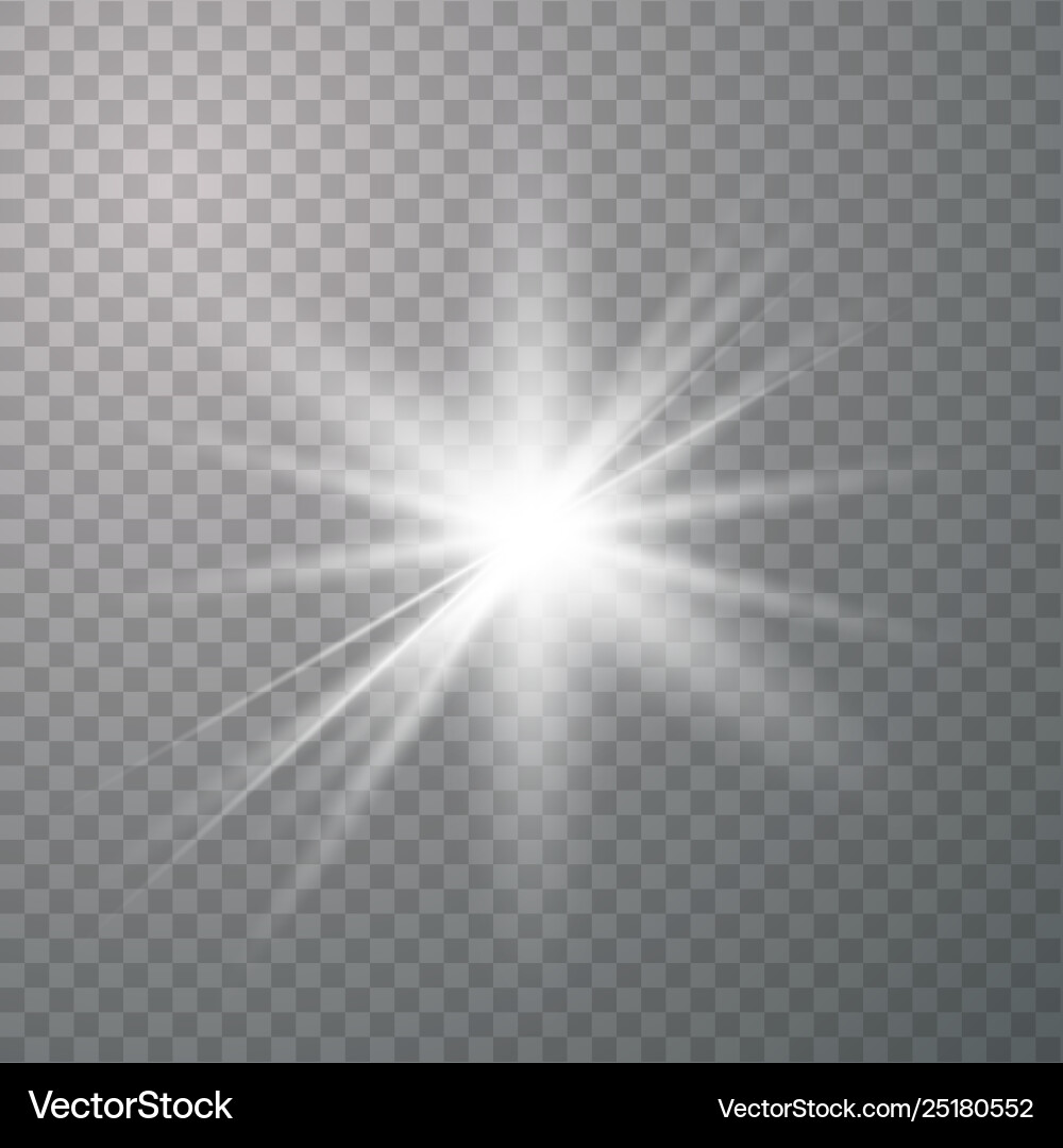 Light effect glow Light effect glow vector image
