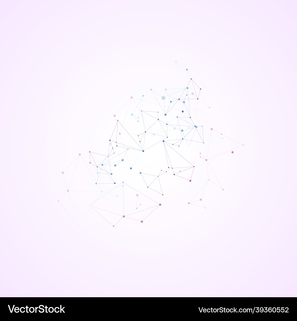 Lines connecting creative grid points on surface Lines connecting creative grid points on surface Vector Image