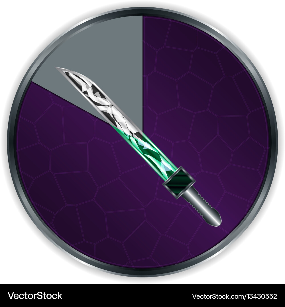 Sword in progress frame Sword in progress frame vector image