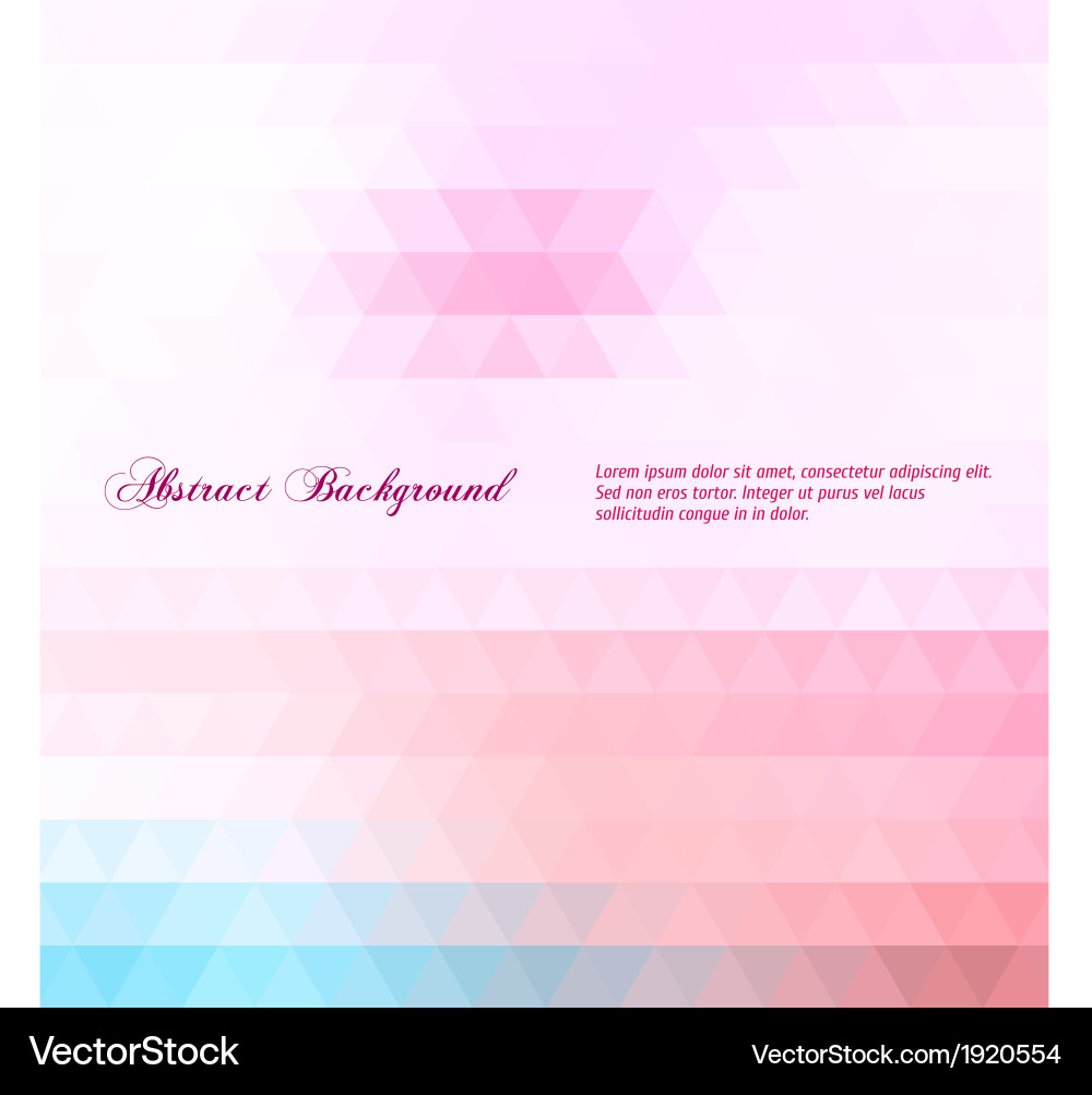 Abstract background for design vector image