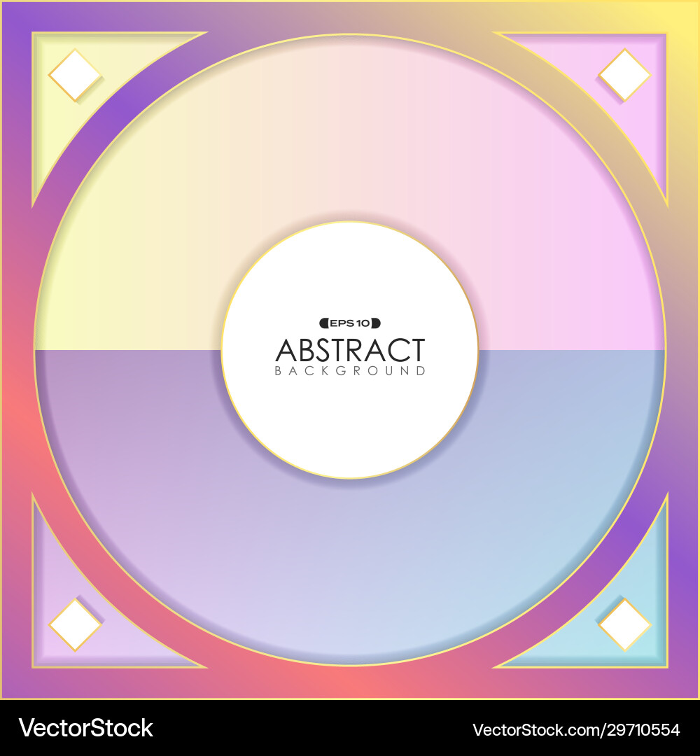 Abstract gradient minimal color design vector image