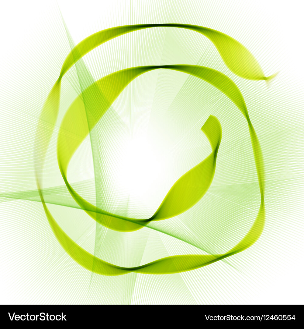 Abstract smooth color wave vector image