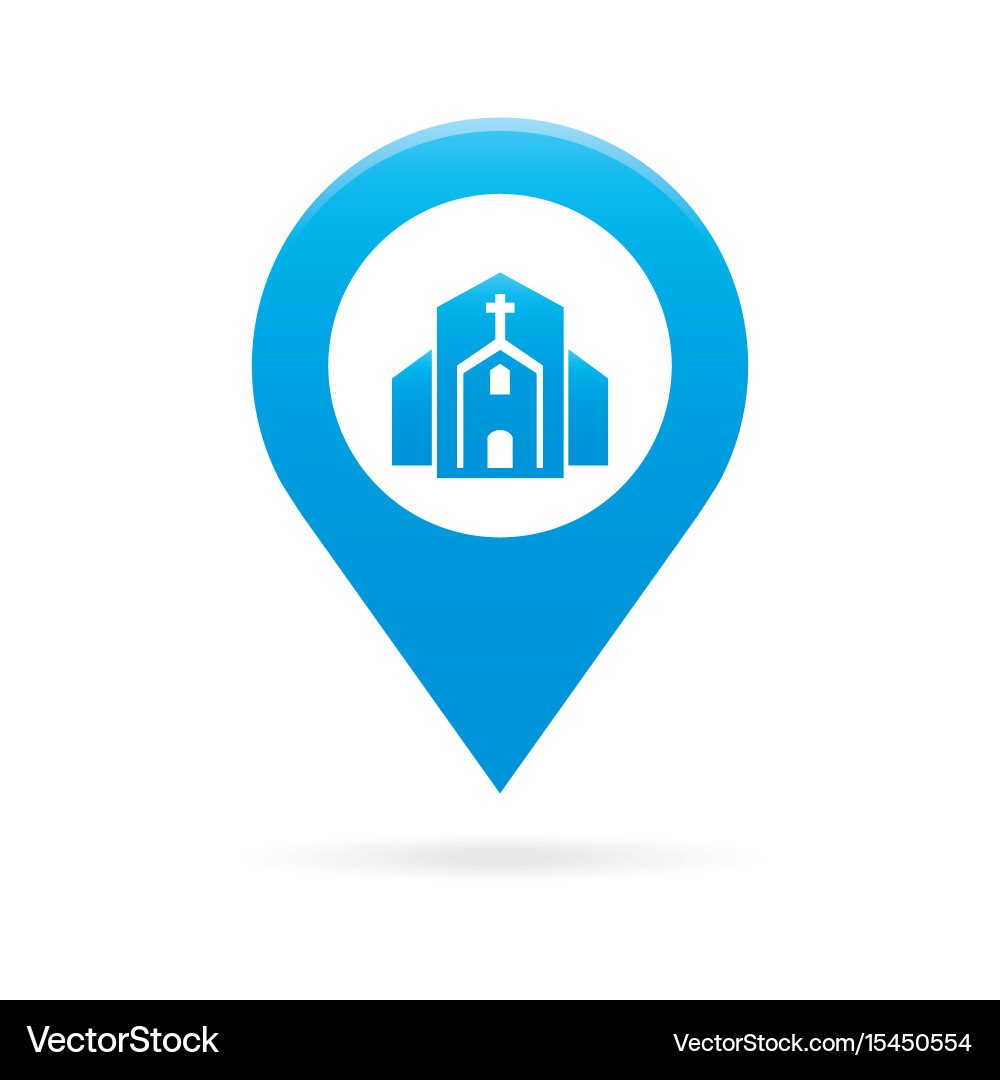 GPS Location Pointer Icon vector image