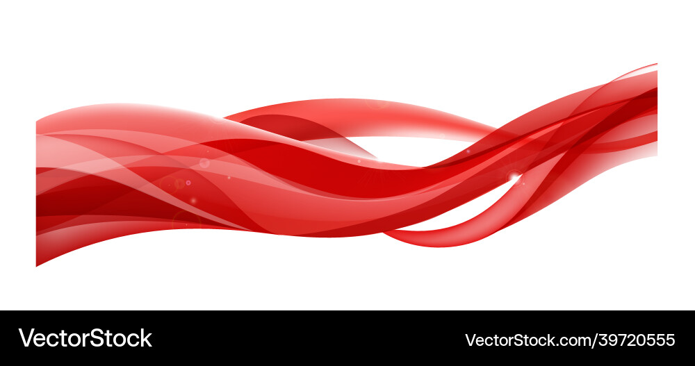 Abstract Red Wavy Background Royalty Free Vector Image