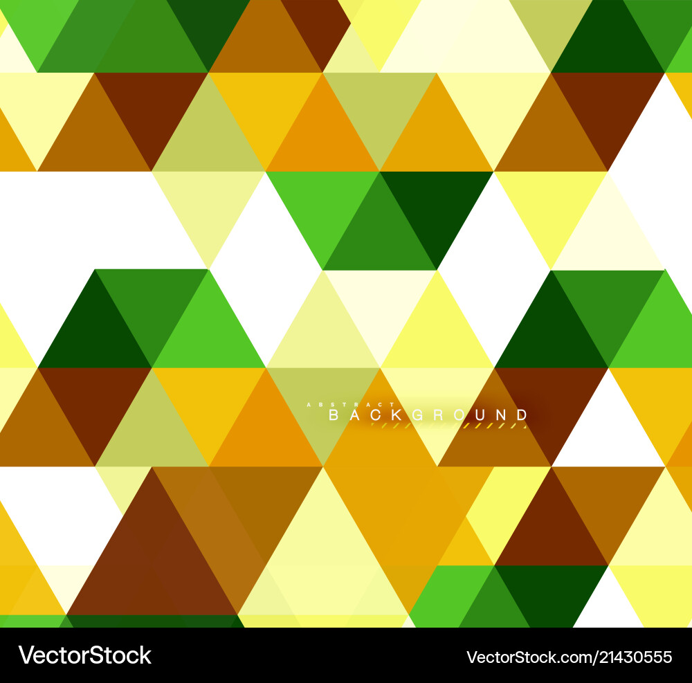 Multicolored triangles abstract background mosaic Multicolored triangles abstract background mosaic vector image