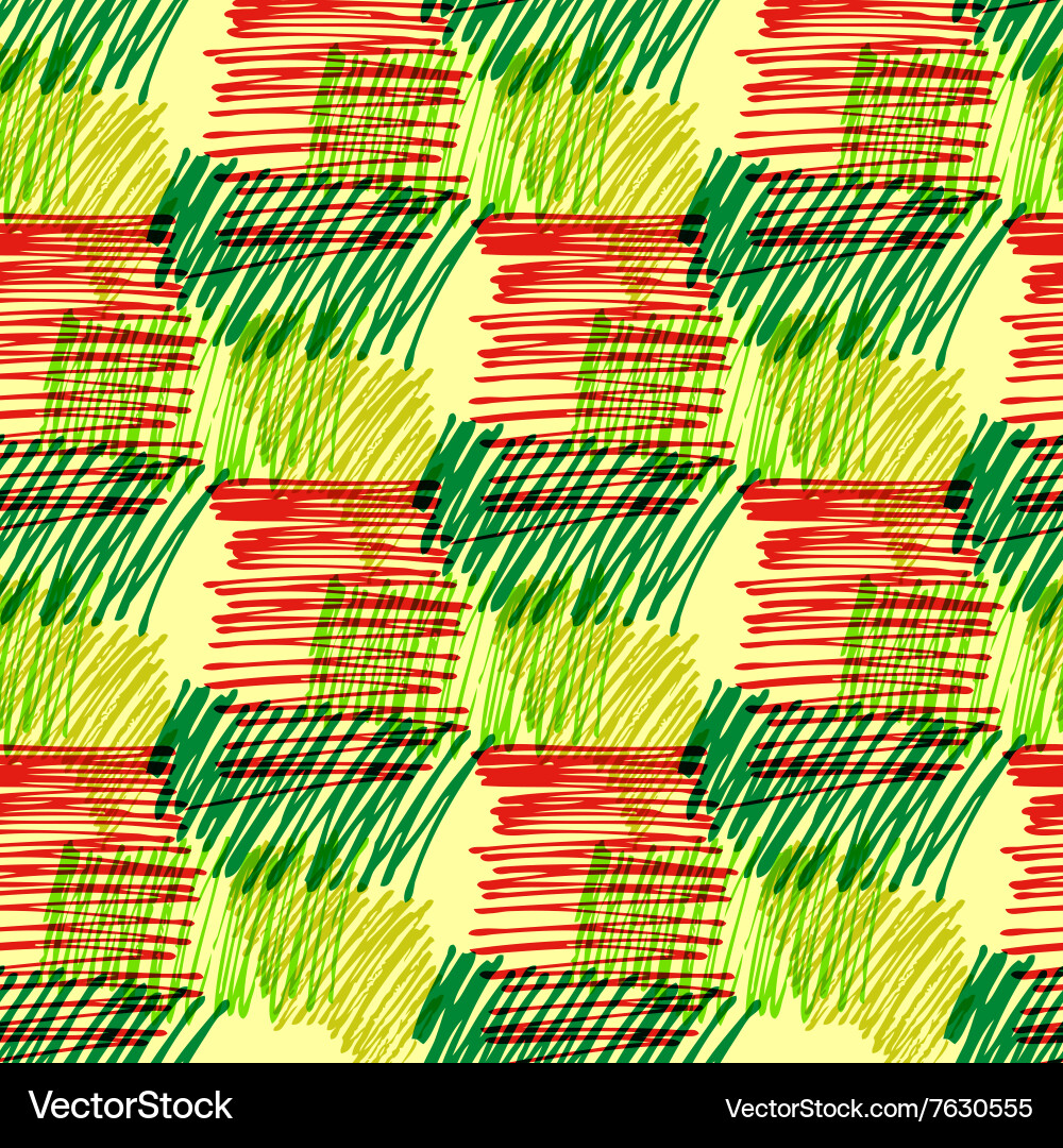 Sketch abstract seamless pattern Vector Image
