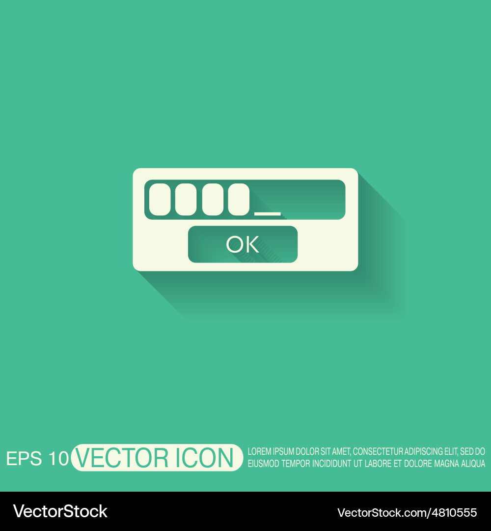 Web-interface Vector Image