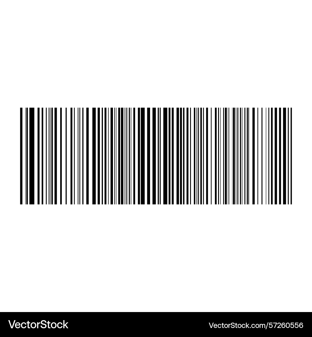 Barcode isolated on color background code stripes Barcode isolated on color background code stripes vector image
