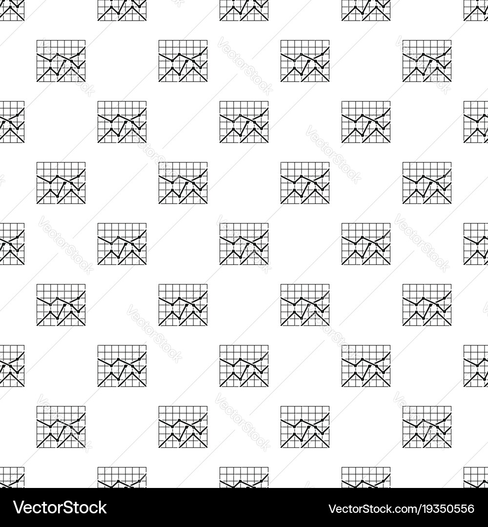 Best chart pattern repeat Vector Image