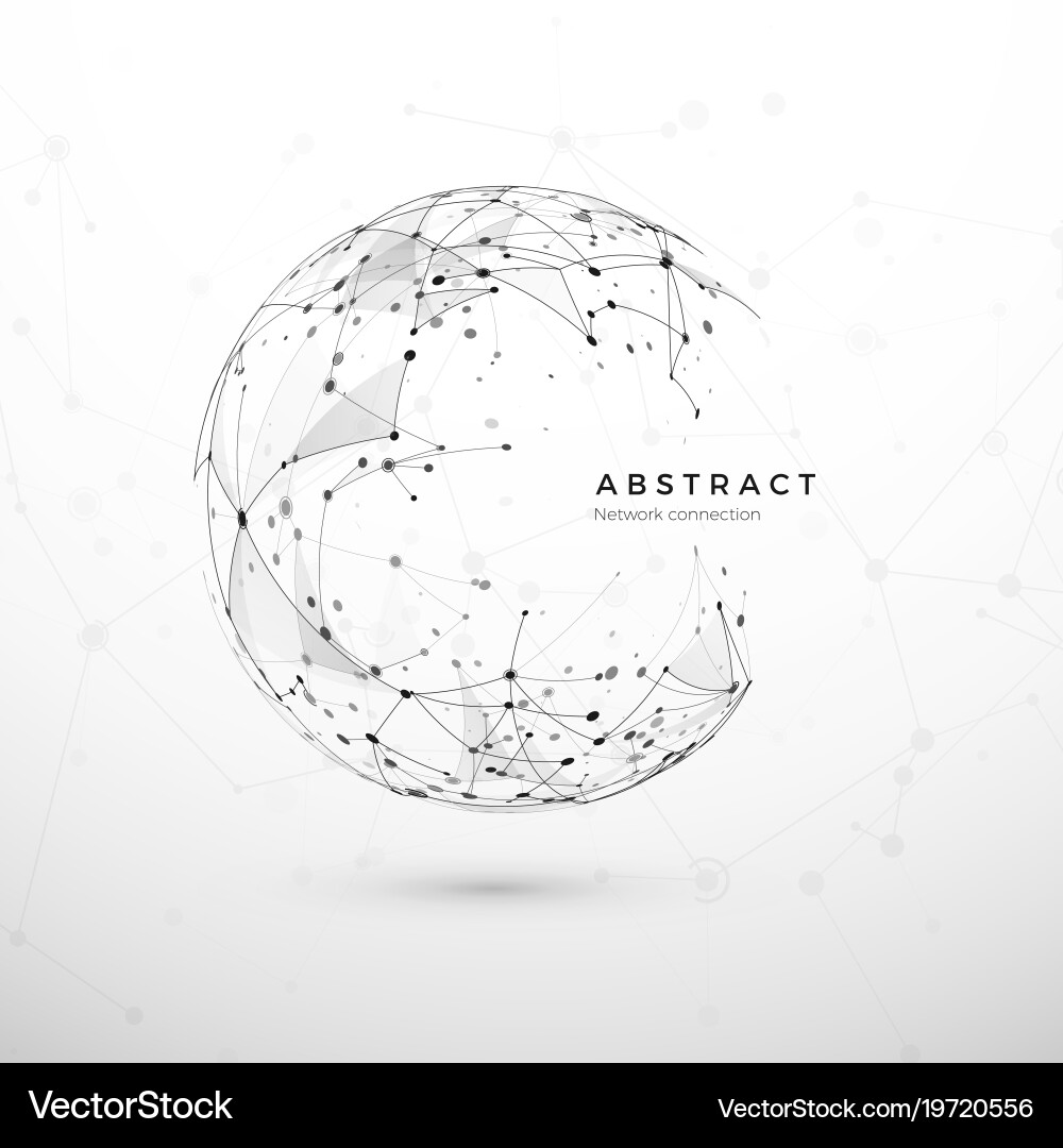 Global Network Connection Vector Image