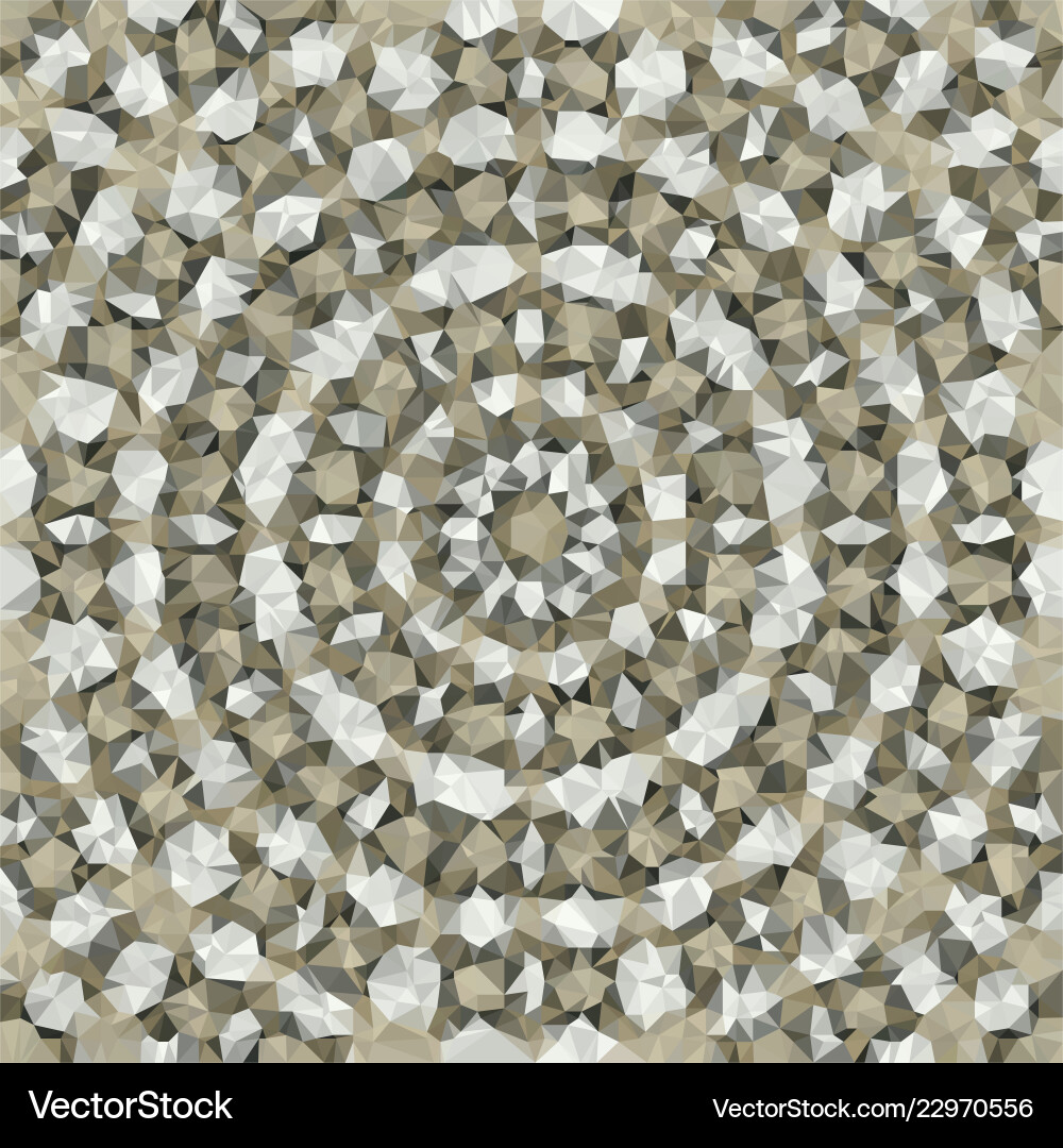 Gold triangular low poly mosaic abstract pattern Vector Image