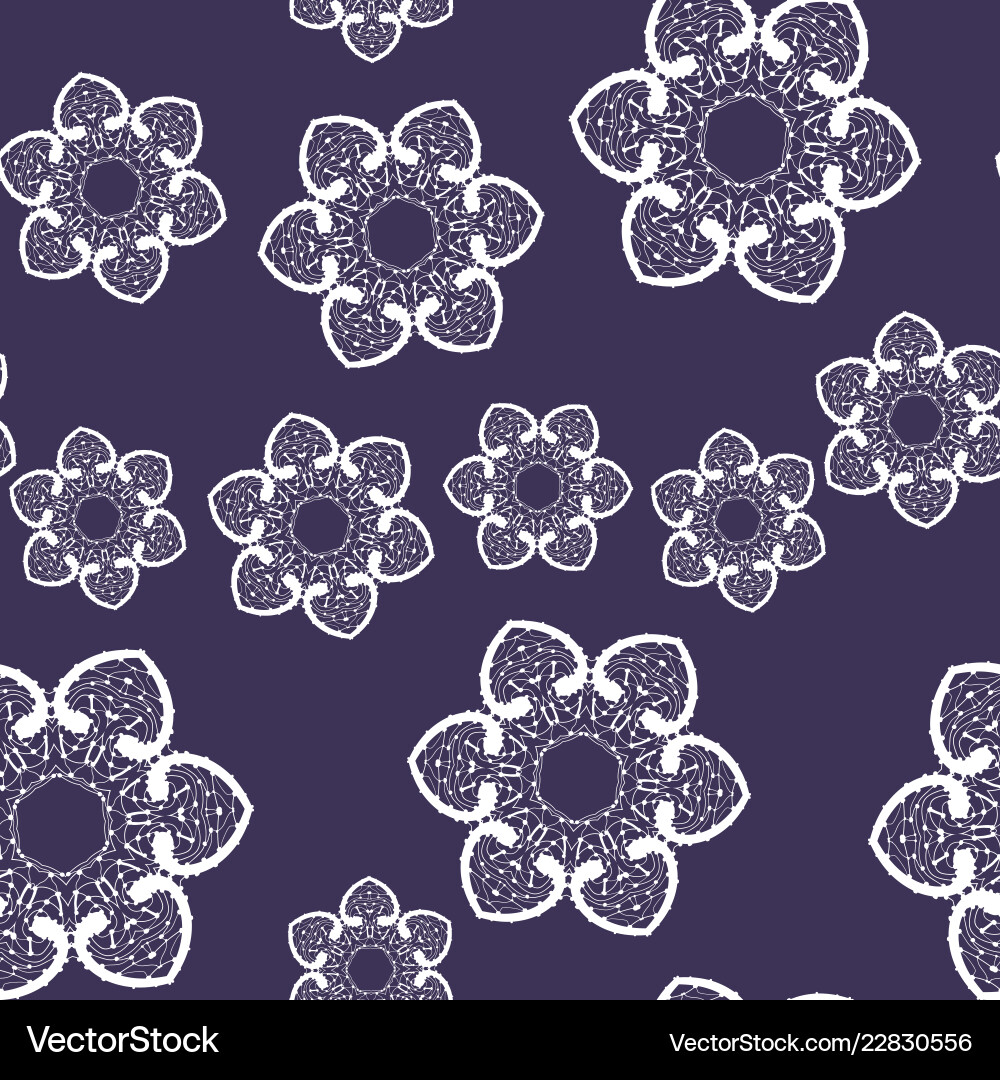 Seamless patterns on light violet background Seamless patterns on light violet background vector image