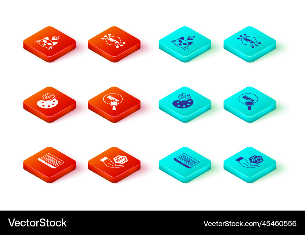 Set binary code nft digital crypto art search Set binary code nft digital crypto art search vector image