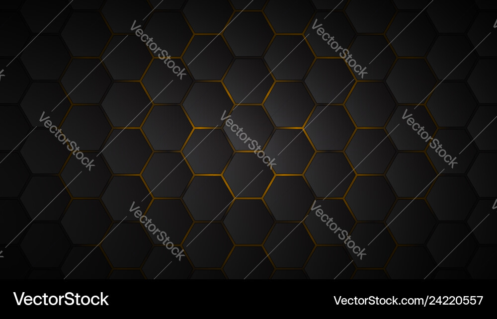 Abstract background of hexagons Vector Image