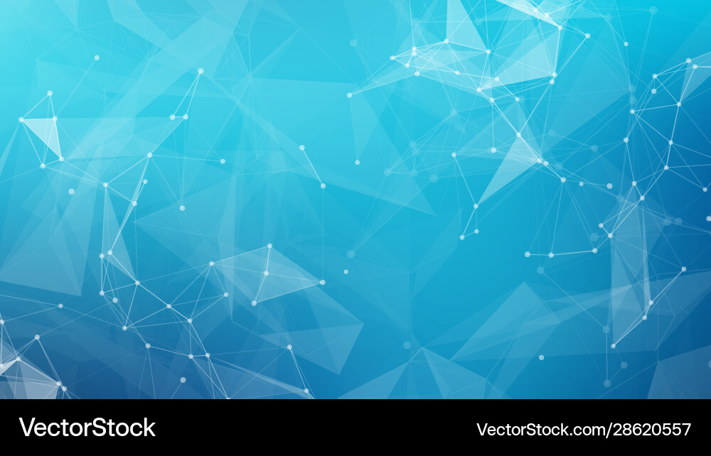 Abstract Science Network vector image