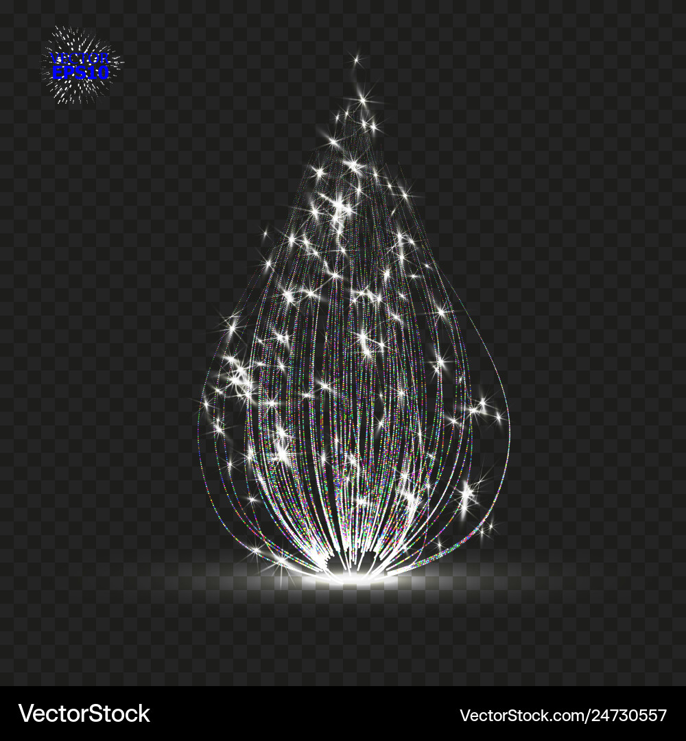 Array with dynamic particles 3d futuristic Array with dynamic particles 3d futuristic vector image