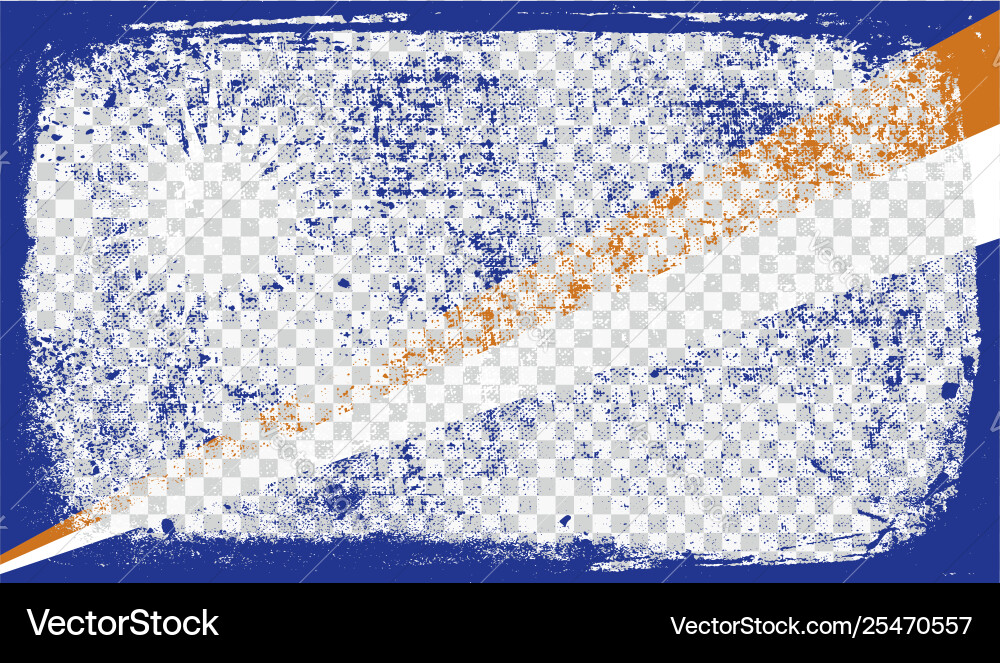 Grounge-styled flag Grounge-styled flag vector image