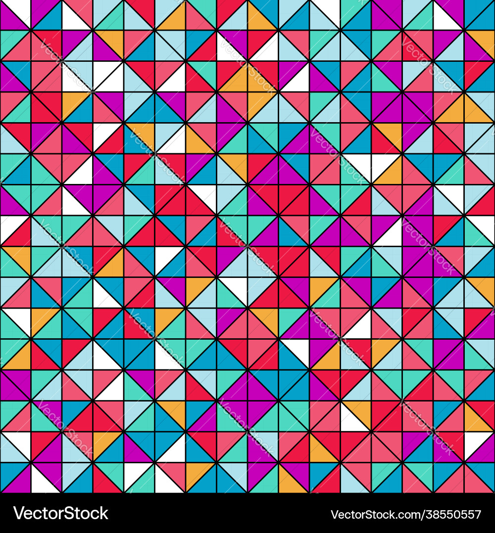 Light colorful shining hexagonal pattern vector image