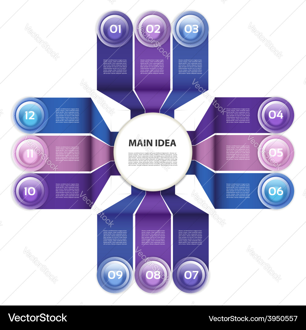 Progress background product choice or version Vector Image