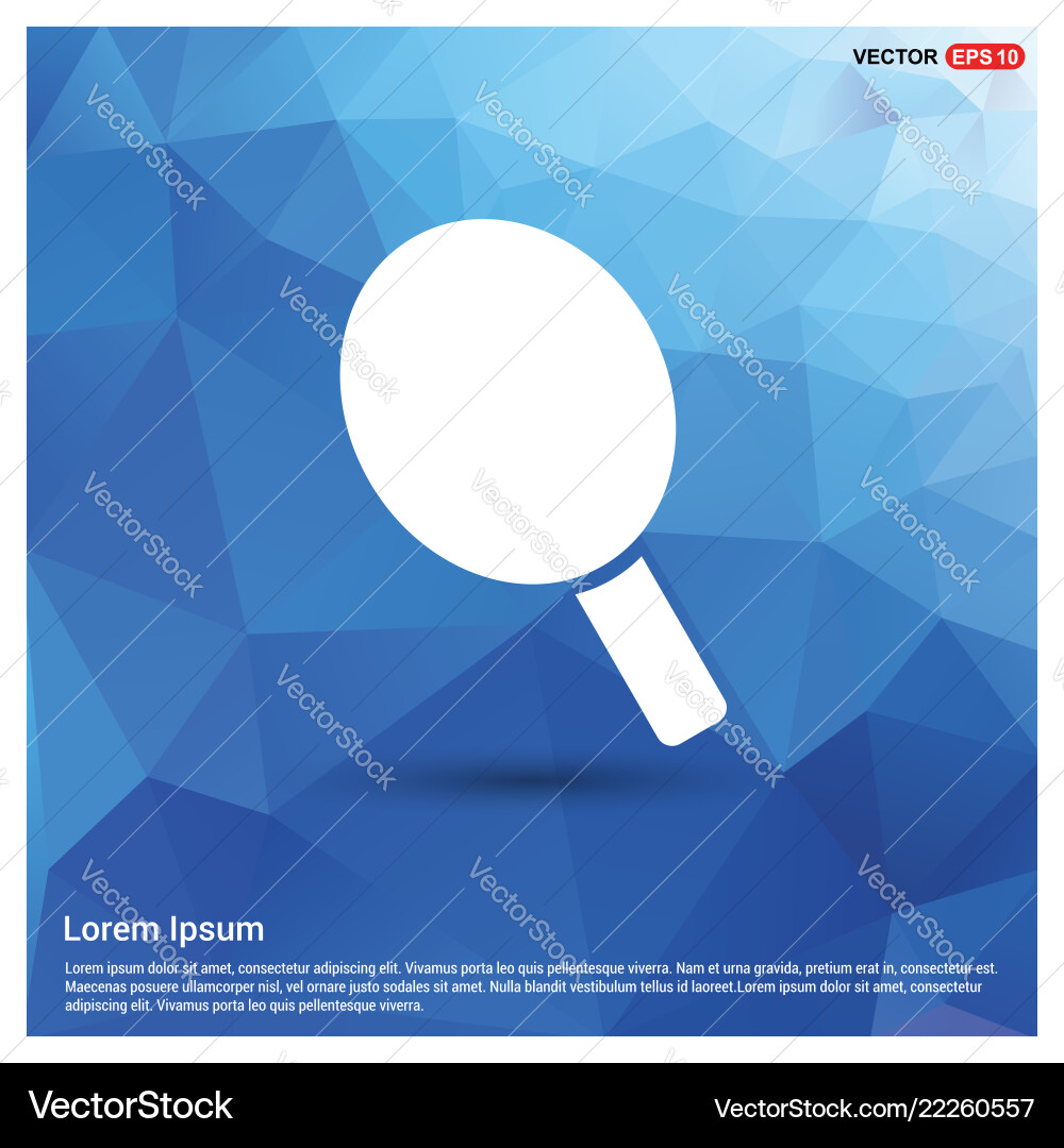 Racket icon Racket icon vector image