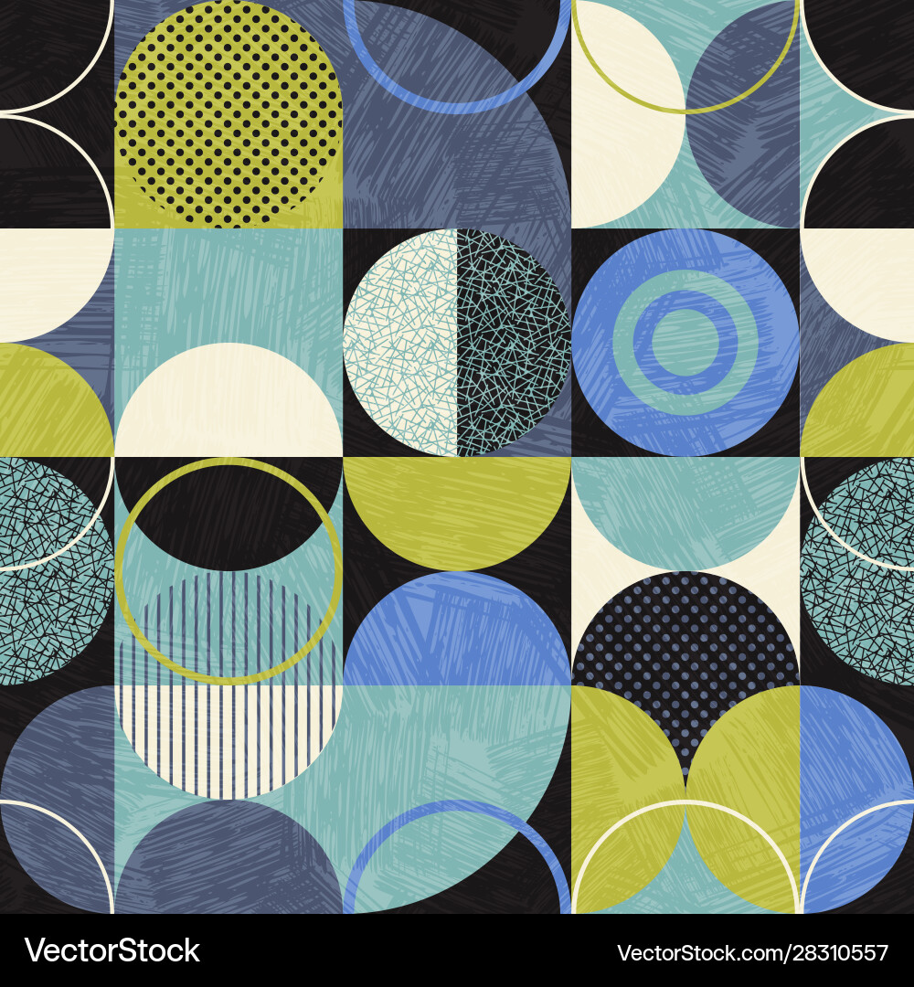 Retro Circle Pattern vector image