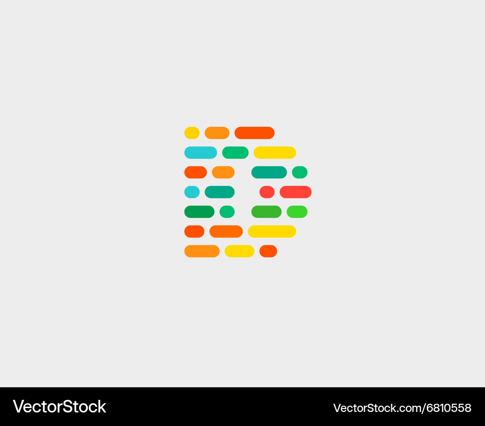 Abstract Dynamic Code Logo vector image