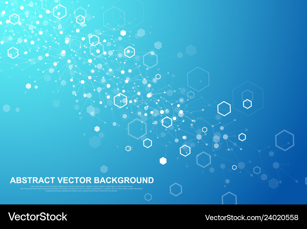 Abstract hexagonal background futuristic Abstract hexagonal background futuristic Vector Image